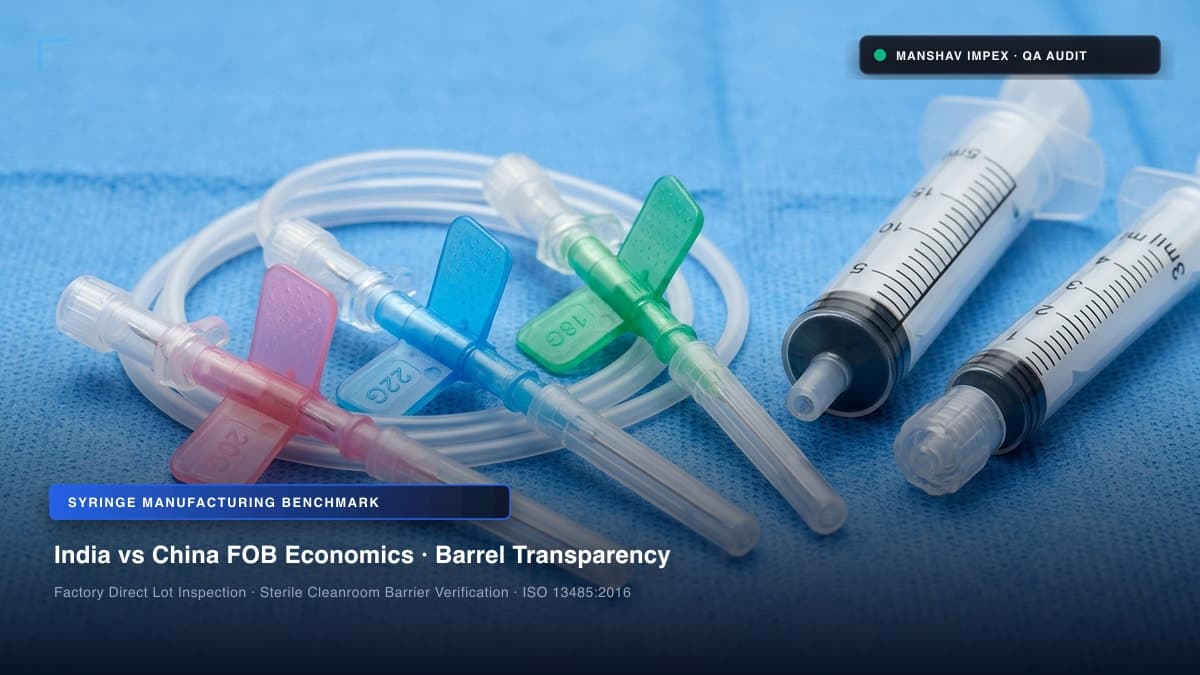 Disposable syringes India vs China sourcing guide