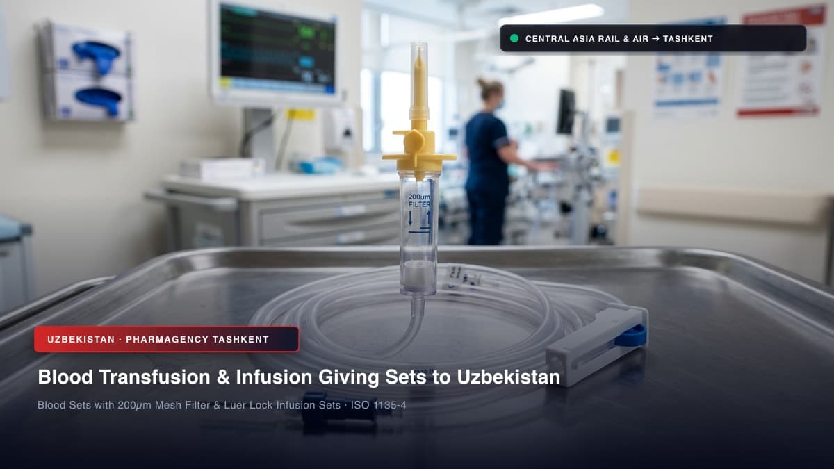 Enteral Feeding Bags and ENFit Nasogastric Tubes Setup