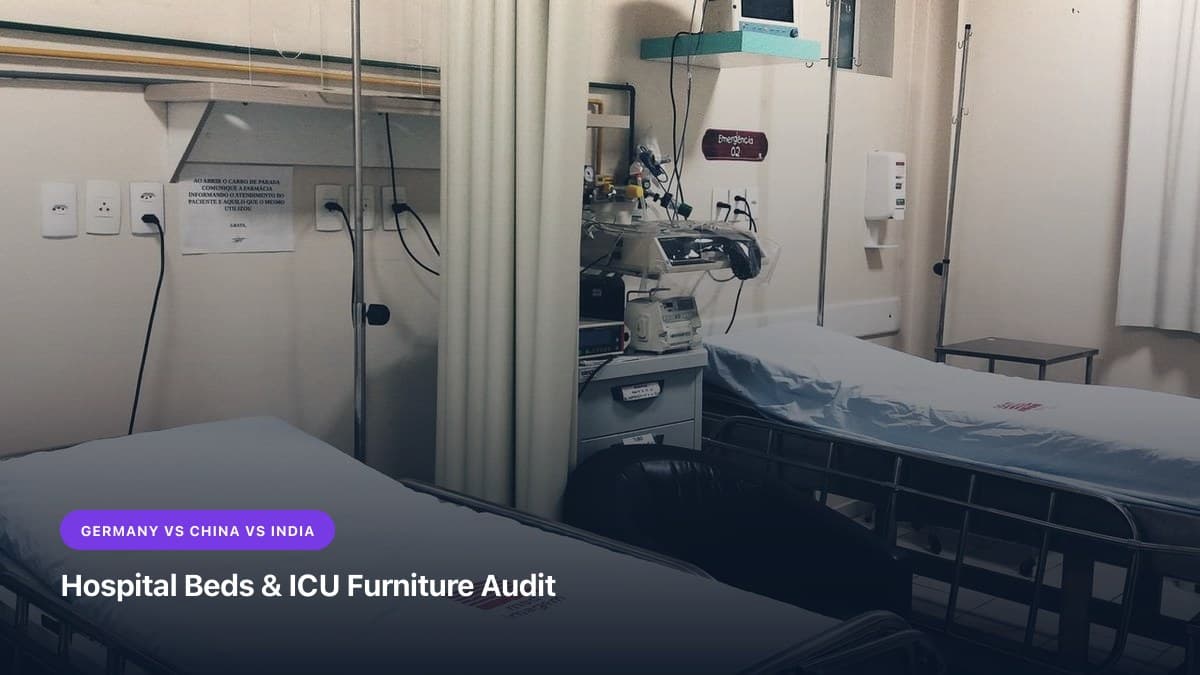 Electric ICU Beds & Hospital Furniture: Germany & Europe vs. China vs. India (Motor Durability, Steel Gauge & Shipping Economics)