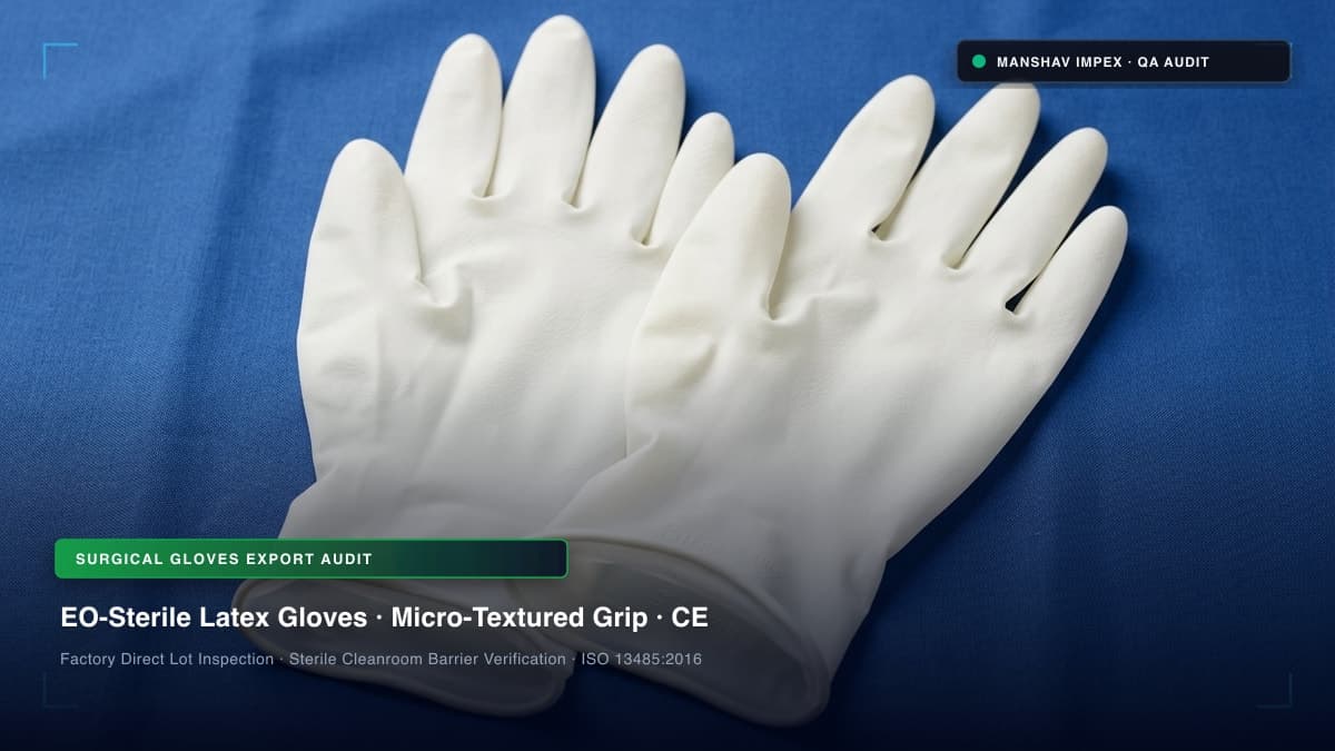 Sterile surgical gloves exporter India