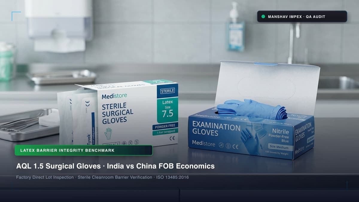 Surgical gloves India vs China sourcing guide