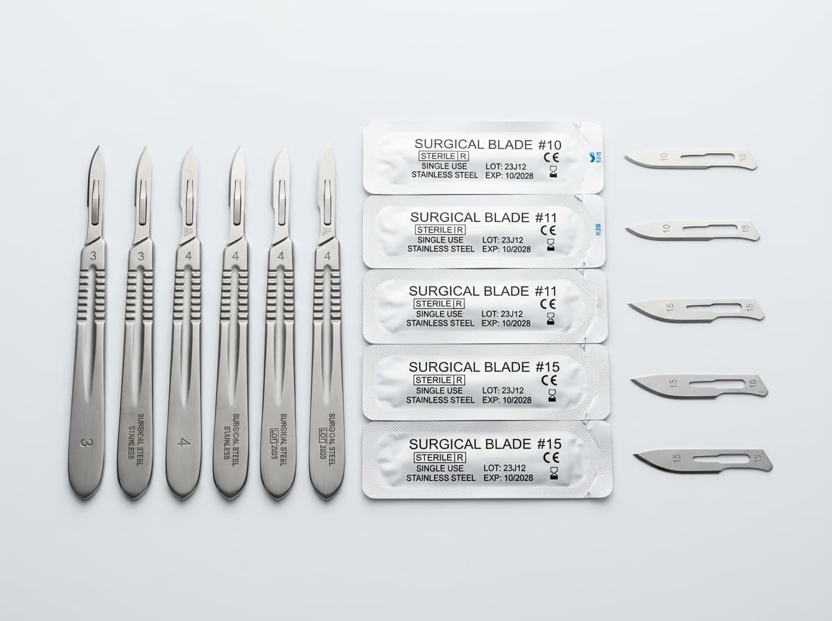 Surgical Blades exported by Manshav Impex