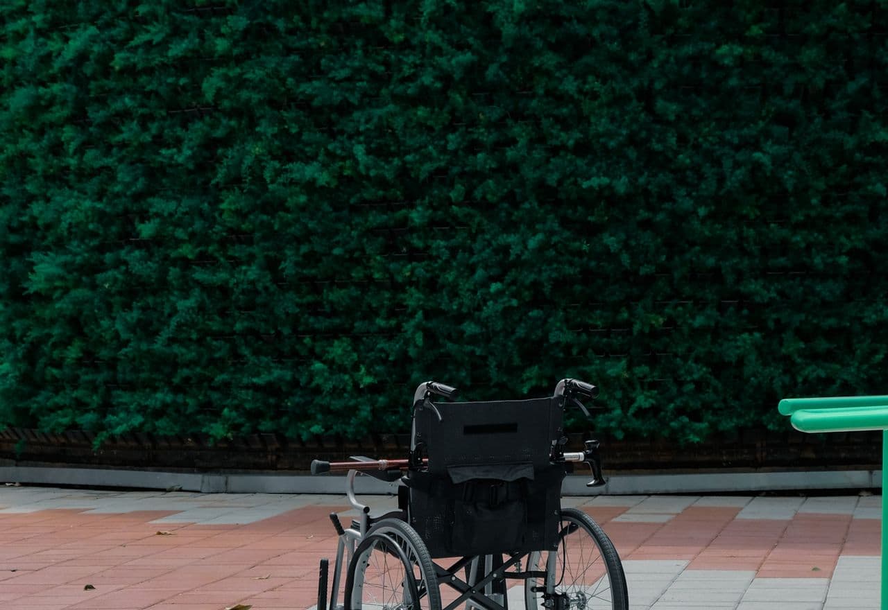 Foldable Steel Wheelchair