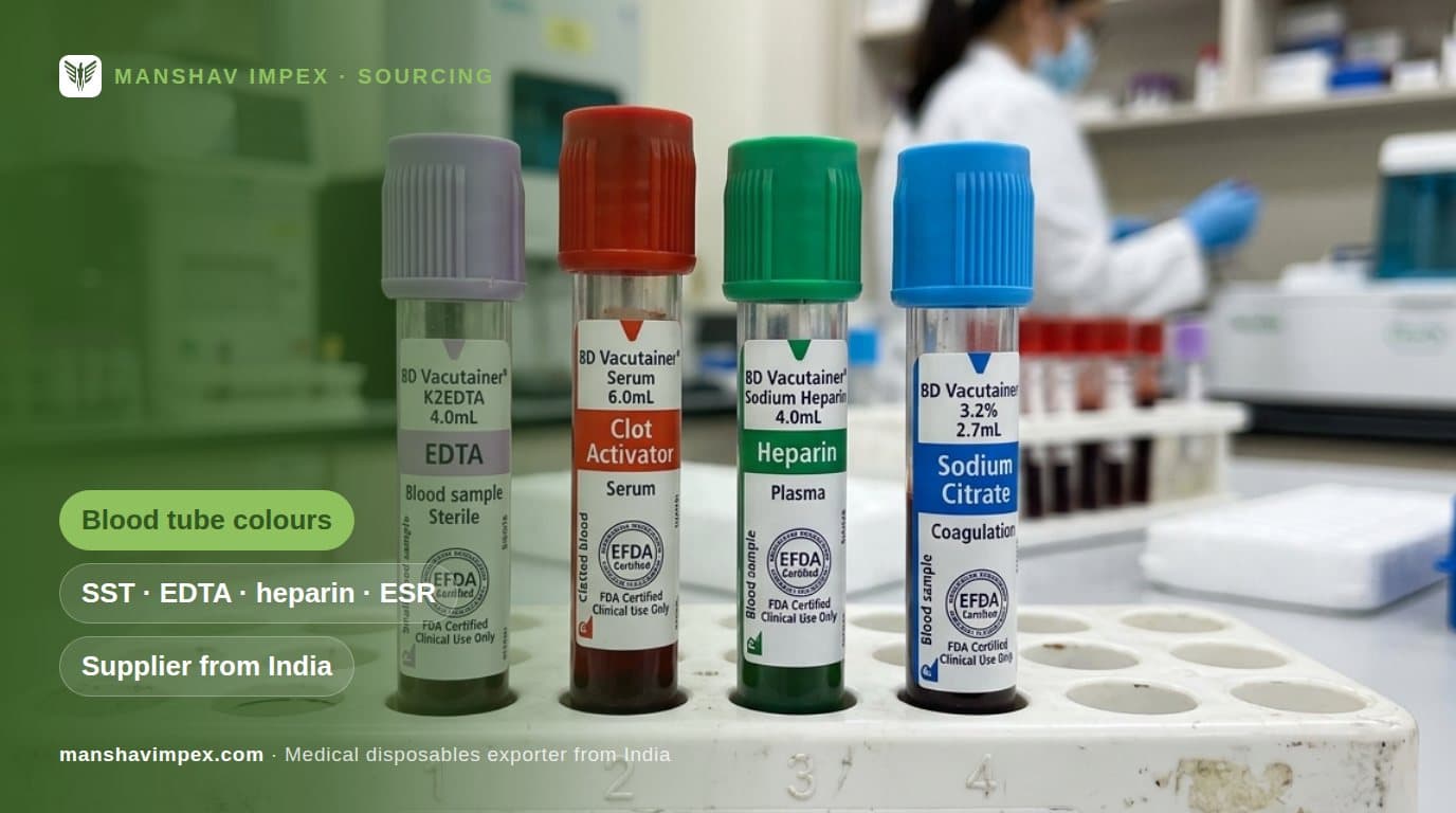 Blood Collection Tube Colors Explained: SST, Heparin, EDTA and ESR