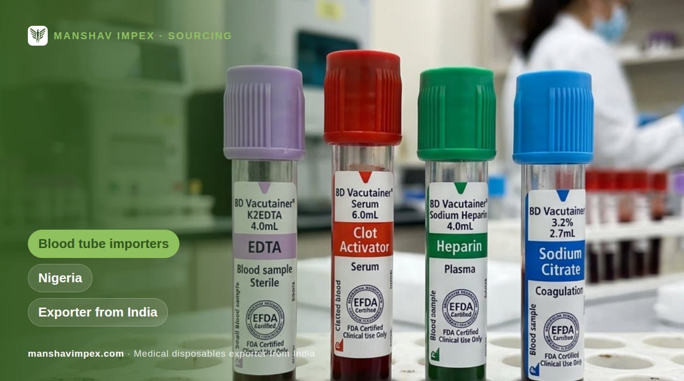 Blood Collection Tube Importers in Nigeria: a Sourcing Guide from India