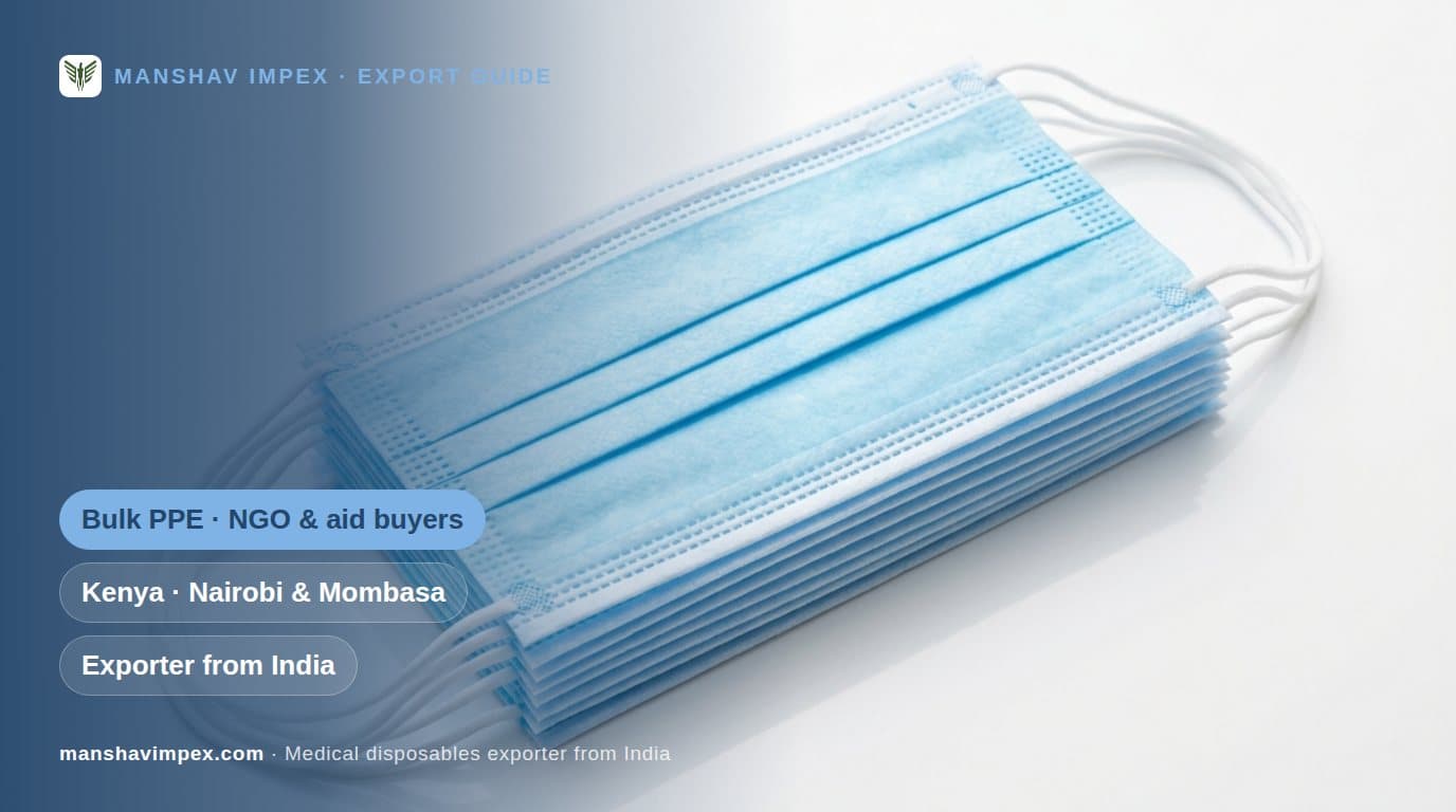 Bulk PPE Exporter from India: What NGO and Aid Buyers Stocking Kenya Check First