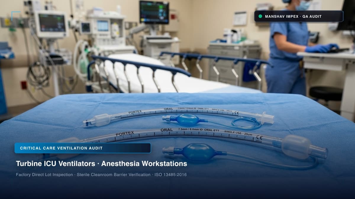 Chemotherapy Infusion Sets and Protective Nitrile Gloves Inspection