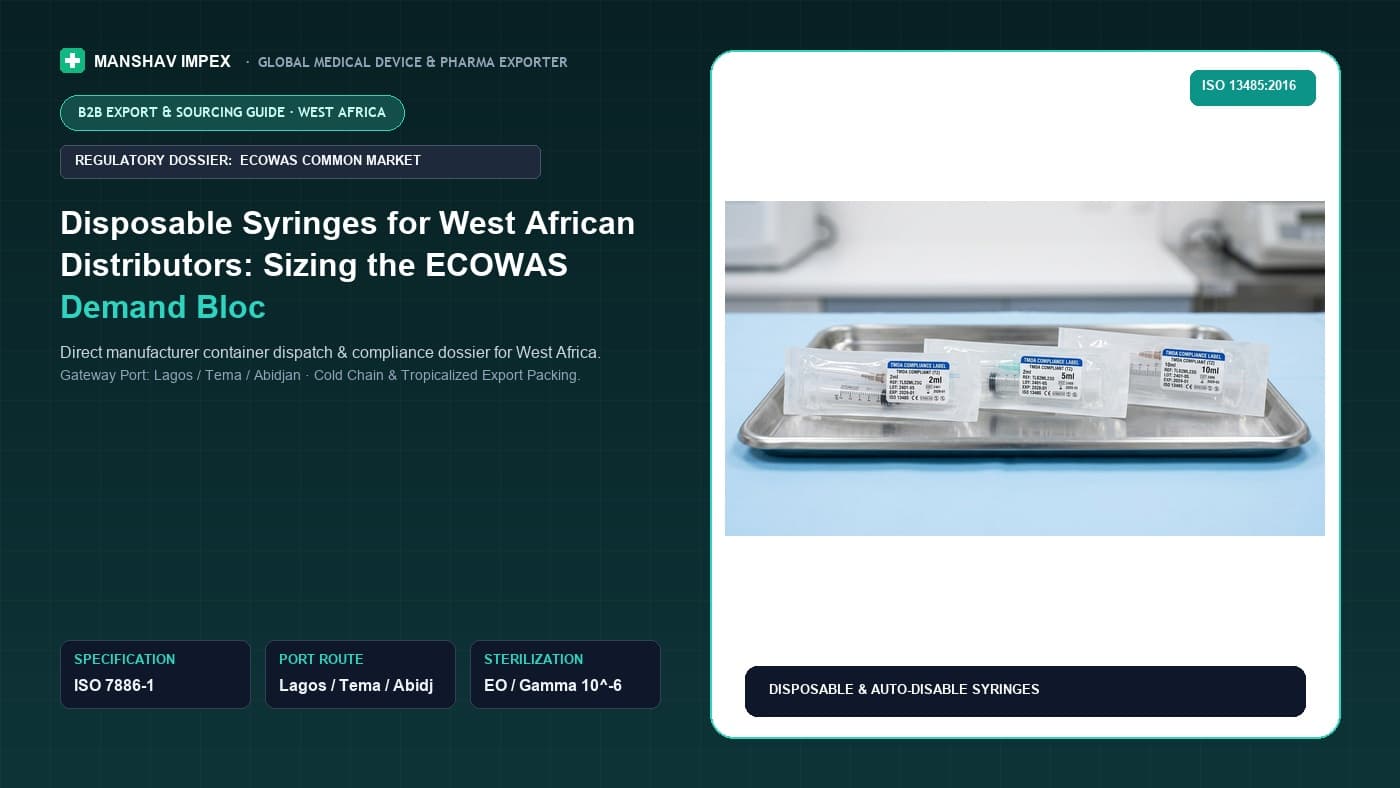 Disposable Syringes for West African Distributors: Sizing the ECOWAS Demand Bloc