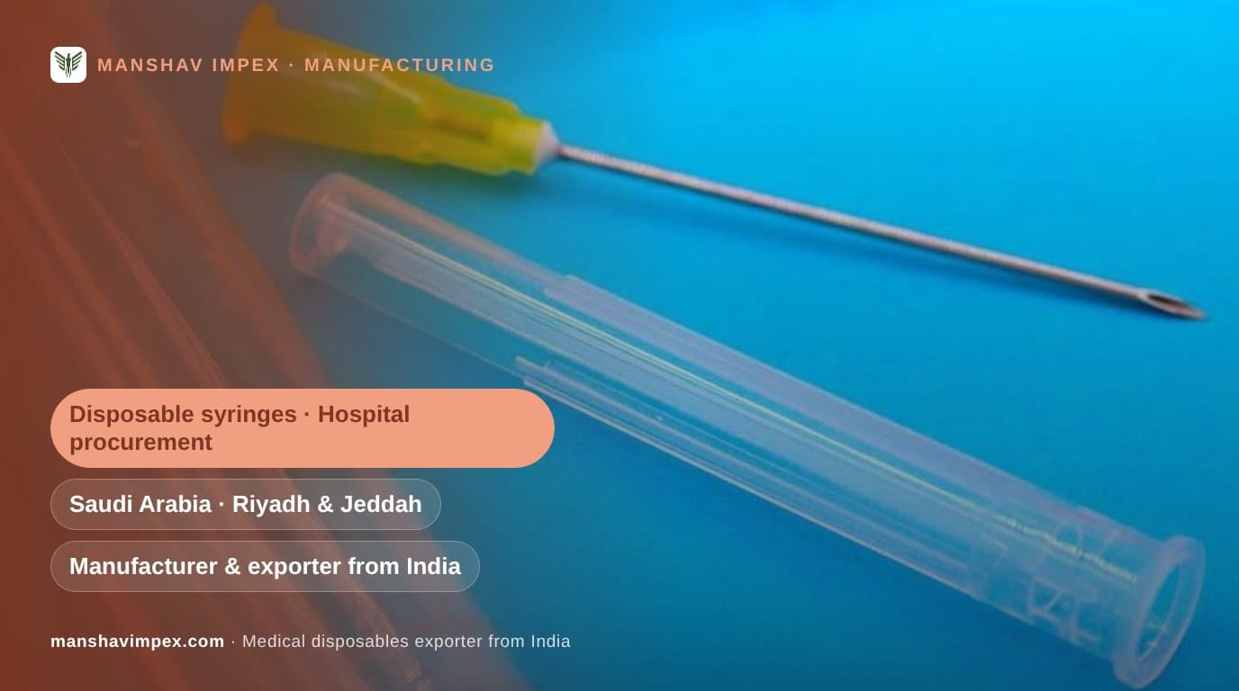 Eccentric vs Concentric Tip Syringes for Saudi Hospital Procurement