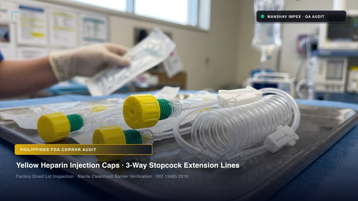 Heparin Caps and IV Extension Sets Supplier to Philippines