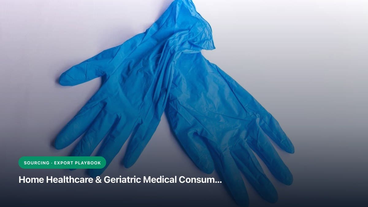 Home Healthcare & Geriatric Medical Consumables: Sourcing Foley Catheters, Feeding Tubes & Dressings Wholesale
