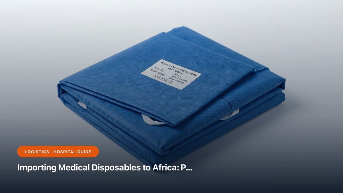 Importing Medical Disposables to Africa: Port Transit, Customs & NAFDAC/SAHPRA Compliance