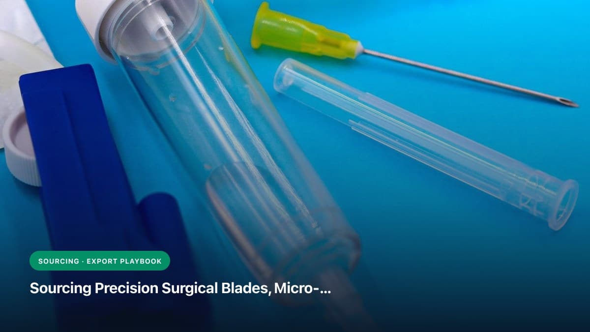 Sourcing Laparoscopic Consumables: Disposable Trocars, Cannulas & Insufflation Sets