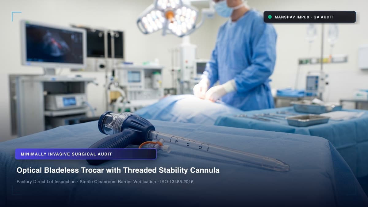 Disposable Laparoscopic Trocar and Cannula Set