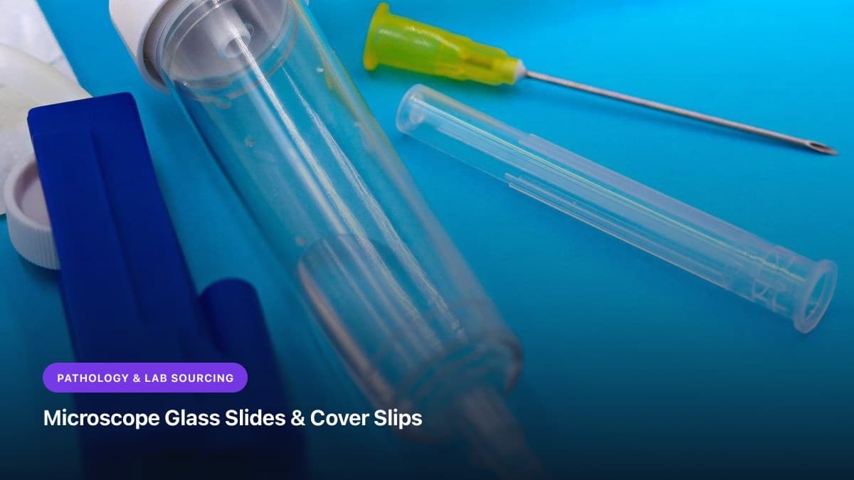 Laboratory Microscope Slides & Cover Slips: Pathology Procurement Guide