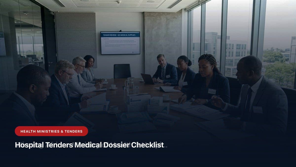 Ministry of Health & Hospital Tenders: The Ultimate Technical Dossier & Certificate Checklist for 2026
