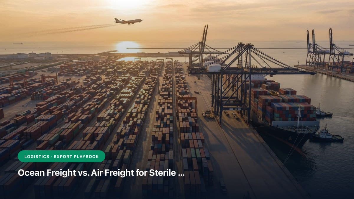 Mixed-Container Medical Consumables Procurement from India: How Private Clinics and Regional Distributors Optimize CBM Freight and MOQs