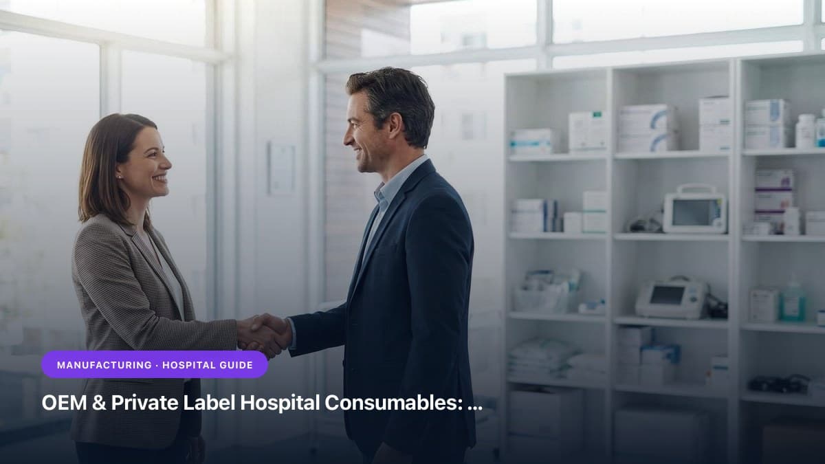 OEM & Private Label Hospital Consumables: How African Distributors Build Their Own Medical Brands with Indian Plants