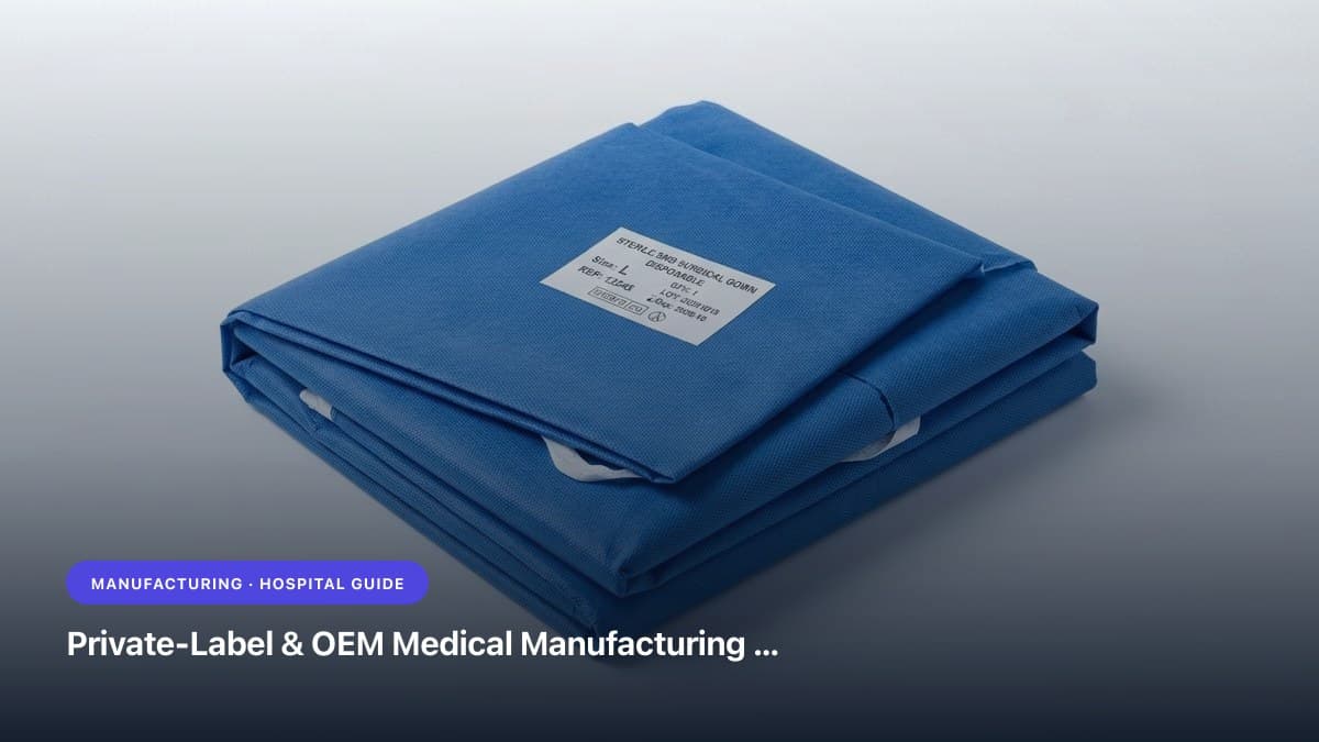 Private-Label & OEM Medical Manufacturing in India: How It Works