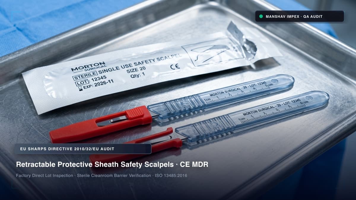 Safety Scalpels Manufacturer in India for UK Europe Hospital Tenders