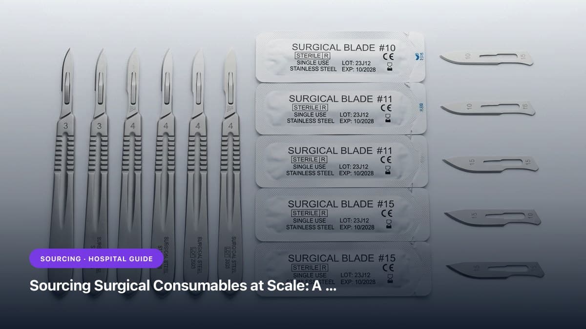 Sourcing Surgical Consumables at Scale: A Distributor's Guide