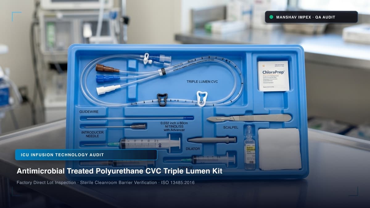 Triple-Lumen Central Venous Catheter (CVC) Kits for Mexico: COFEPRIS Sanitary Registration and ICU Sourcing technical specifications and procurement analysis