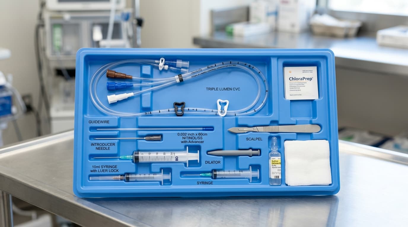Triple-Lumen Central Venous Catheter (CVC) Kits for Mexico: COFEPRIS Sanitary Registration and ICU Sourcing