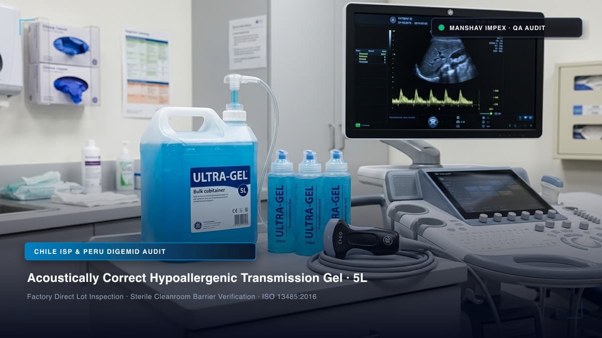 Ultrasound Transmission Gel Bulk Supplier to Chile and Peru