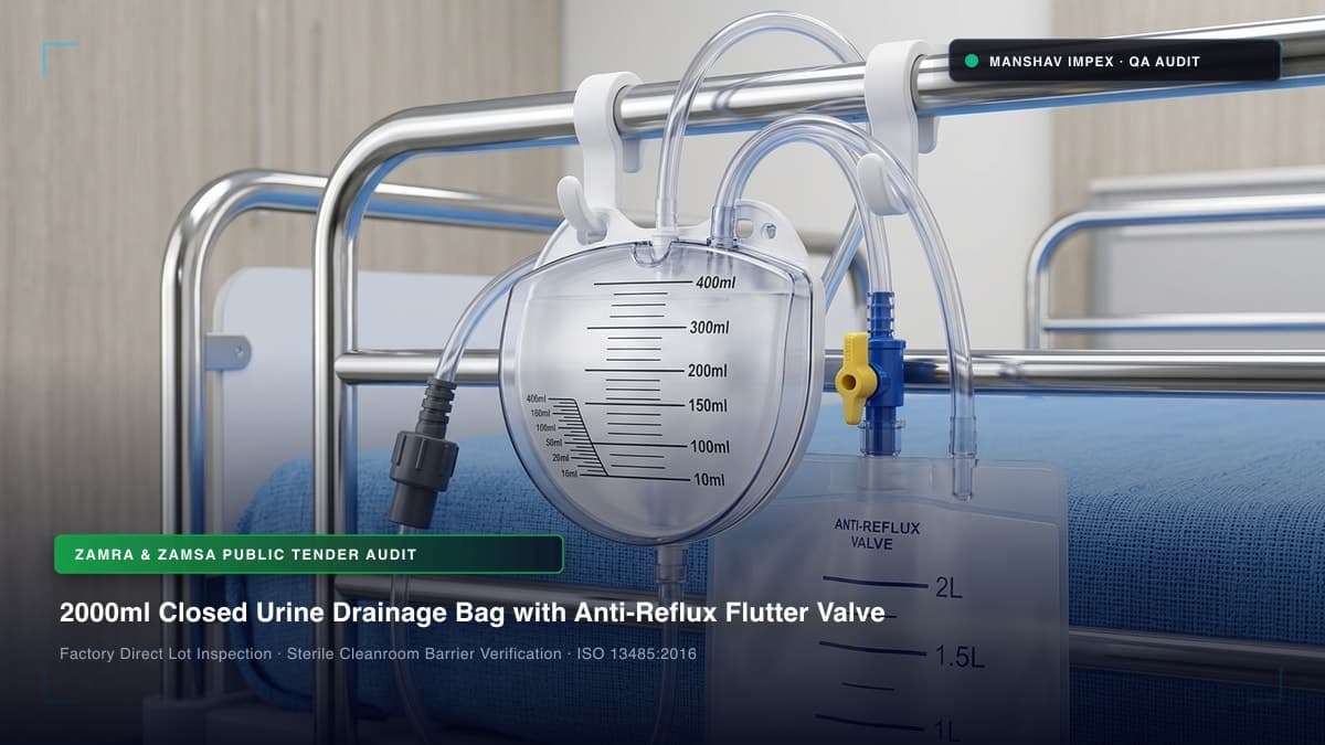 Urine Collection Bags Wholesale Exporter to Zambia ZAMSA ZAMRA