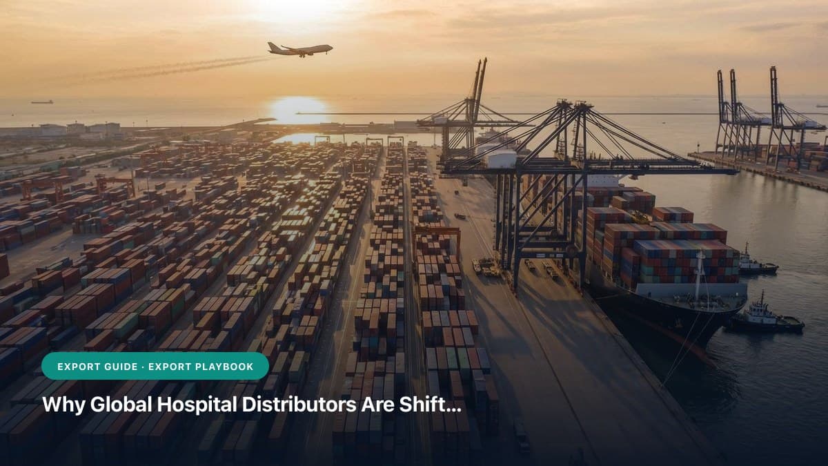 Why Global Hospital Distributors Are Shifting Medical Sourcing from Germany & China to India (2026 Strategic Playbook)