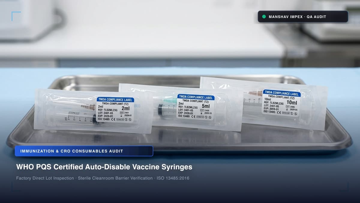 Auto-Disable (AD) Immunization Syringes (0.1ml to 5ml)