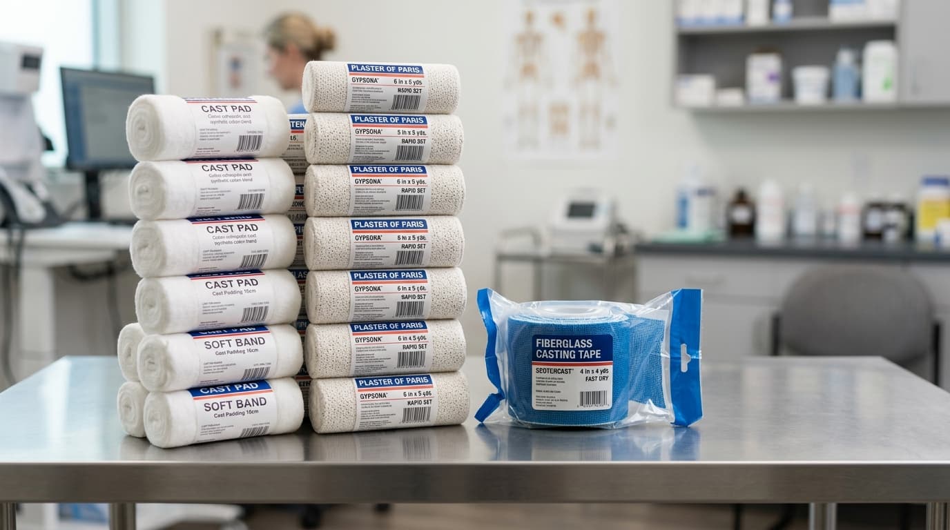 Plaster of Paris (POP) Bandages (Orthopedic Casting, 2.7m)